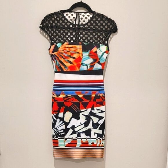 Clover Canyon Print Bodycon dress size XS - Picture 1 of 13